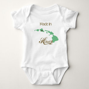 Body Fait dans la chemise de bébé d'Hawaï
