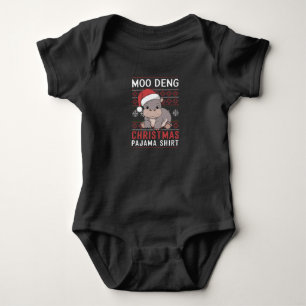 Body Famille de jumelage de pyjama de Noël Moo Deng
