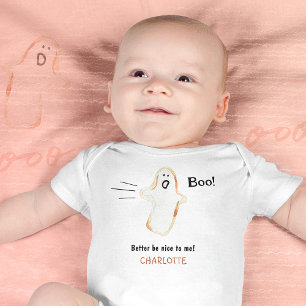 Body Fantôme mignon dessiné à la main pour Halloween