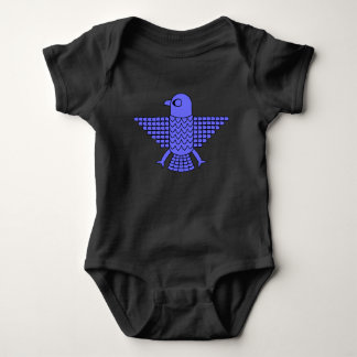 Body Faucon bleu stylisé