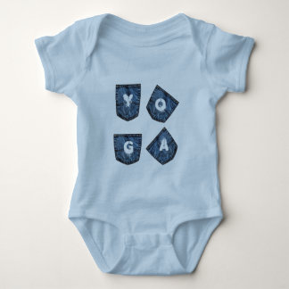Body Faux paniers Denim - Vêtements pour bébé yoga