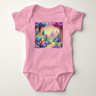 Body Fée Vintage pour Bébé Fille Baby Shower