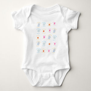 Body Festive Snowflakes & Snowman Toddler One Piece