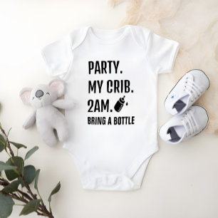 Body Fête à mon berceau - Drôle bébé