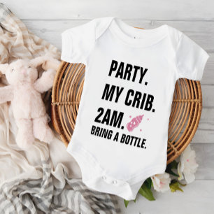Body Fête à mon berceau -drôle cadeau nouveau-né - Bébé