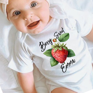 Body Fête du premier anniversaire de la fraise, douce c