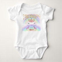 Fête licorne Arc-en-ciel 1er Anniversaire fille fa