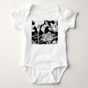 Body Feuille de fleur tropicale : Motif sans couture