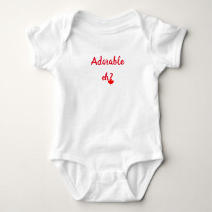 Body Feuille d'érable canadienne adorable Eh