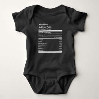 Body Fiches nutritives mixtes Desi Baby Jersey T-Shirt