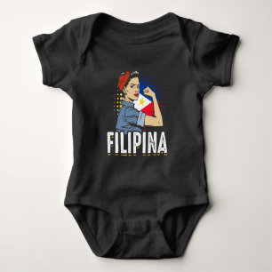 Body Fier drapeau philippin femme Philippines