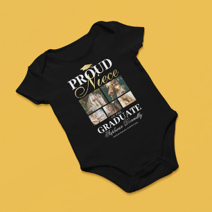 Body Fière nièce de la combinaison de bébé diplômée