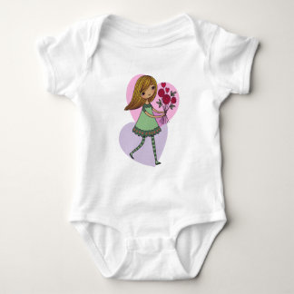 Body Fille aux fleurs