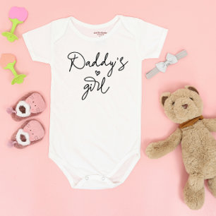 Body Fille de papa Bébé Fille Coeur mignon