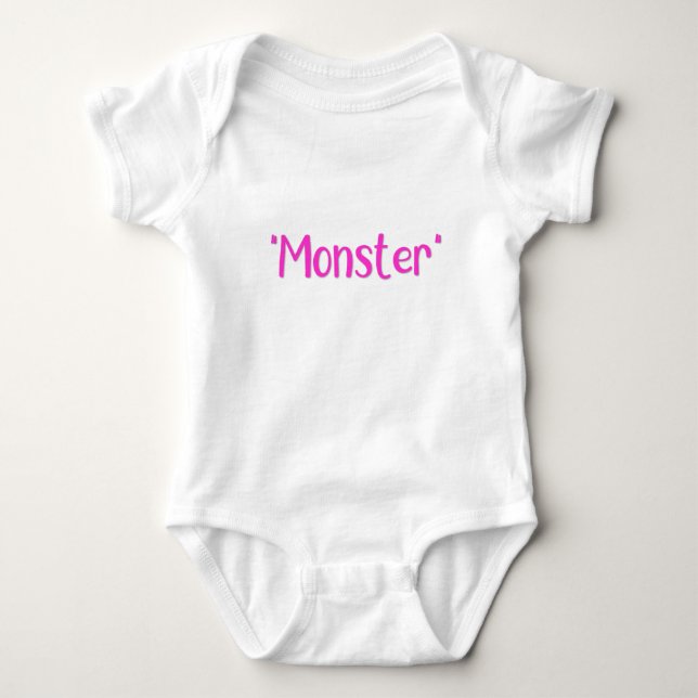 Body Fille "Monster" (Devant)