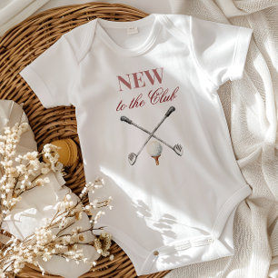Body Fille Rose de Campagne Nouvelle au Club Golf Baby