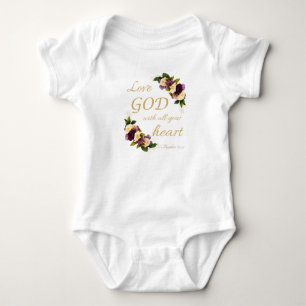 Body Filles Fleurs de Foi : Aimez DIEU avec tout votre