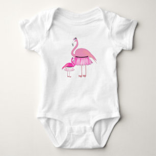 Body Flamant rose bébé Gerber Cotton