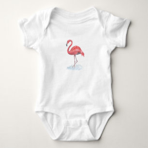 Body Flamant rose rose.