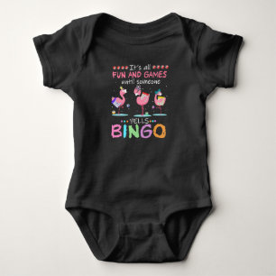 Body Flamant rose rose Bingo Funny Cadeau Art