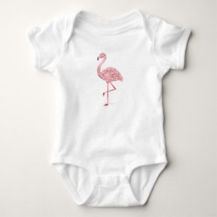 Body Flamant rose tribal