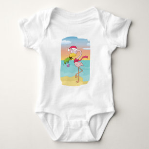 Body Flamingo de Noël sur la plage