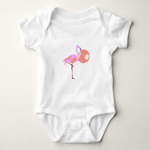 Body Flamingo Masticateur de Bubble Gum Drôle qui Souff