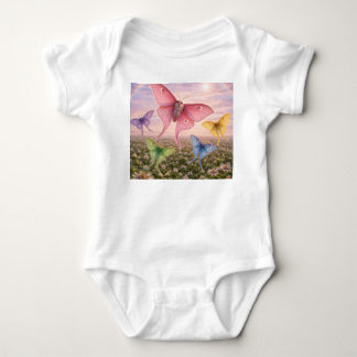 Body Fleur et papillon un bébé t