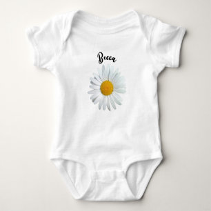 Body Fleur Perky White Daisy Personnalisé