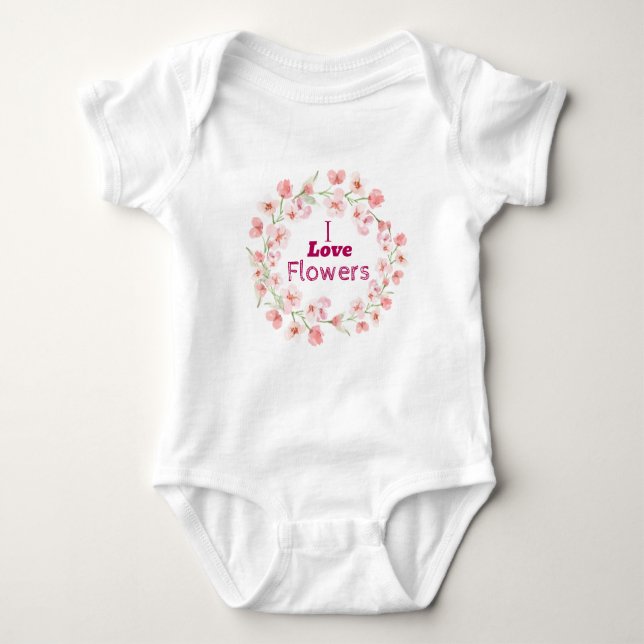 Body Fleur rose (Devant)