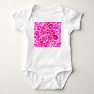 Body Fleurs d'aquarelle rose délicates
