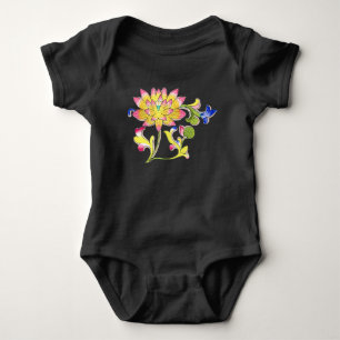 Body Fleurs de lotus et vigne