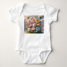 Fleurs et abeilles Whimsical Design de vêtements p