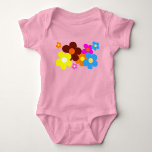 Body Fleurs joyeuses rose pastel