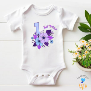Body Fleurs violettes