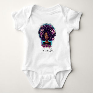 Body Floral Sparkling Afro Femme