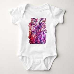 Body FLOURISSES FANTAISISTES rose violet blanc vifs