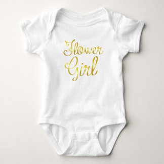 Body Flower Girl or et blanc
