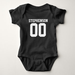 Body Football personnalisé Jersey Baby Boy Texte person