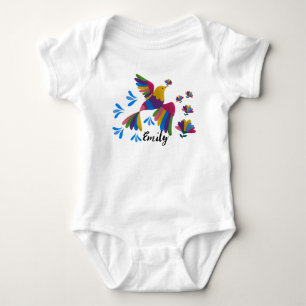 Body For Baby "Pajarito Cantor" (Editable Name) Bodysuit