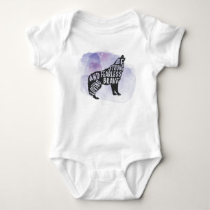 Body Forêt Howling Wolf Art Lover Baby Bodysuit