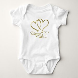 Body Forever Hearts Gold éditable couleurs arrière - pl