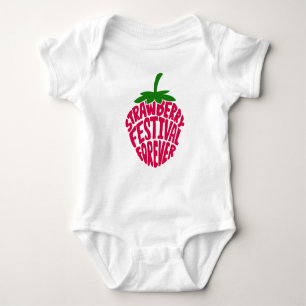 Body Fraise Festival Forever Cute Personnalisable