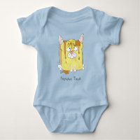 French Toast French Bulldog Baby Bodysuit