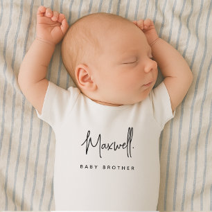 Body Frère Cadet Nom Personnalisé Nouveau