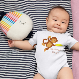 Body Frisbee Baby Monkey Baby Bodysuit