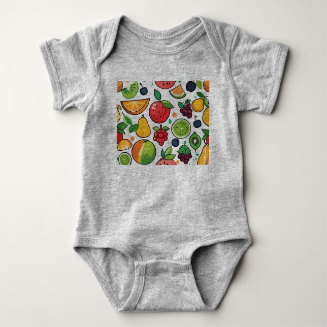 Body fruits vêtements bébé (Devant)