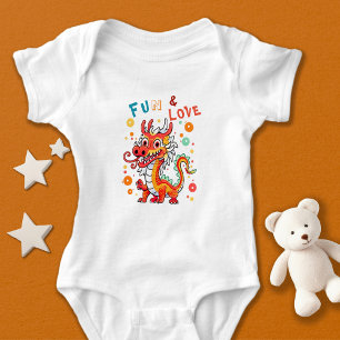 Body Fun Carton Dragon Chinois Nouvel An Fu Kids Cadeau