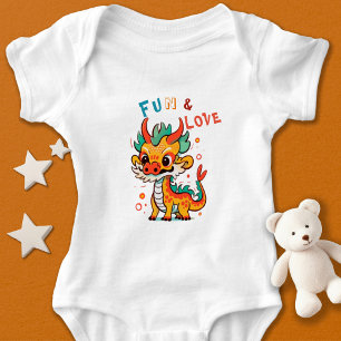 Body Fun Carton Dragon Chinois Nouvel An Fu Kids Cadeau