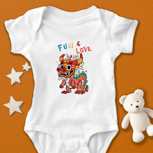 Body Fun Carton Dragon Chinois Nouvel An Fu Kids Cadeau